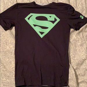 Large Heat Gear Superman Compression Shirt